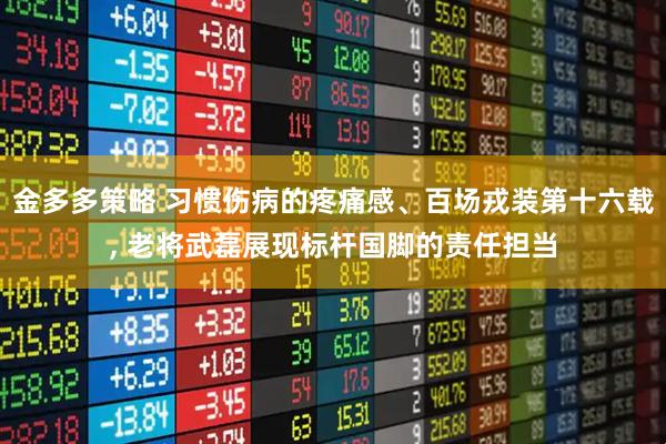 金多多策略 习惯伤病的疼痛感、百场戎装第十六载, 老将武磊展现标杆国脚的责任担当